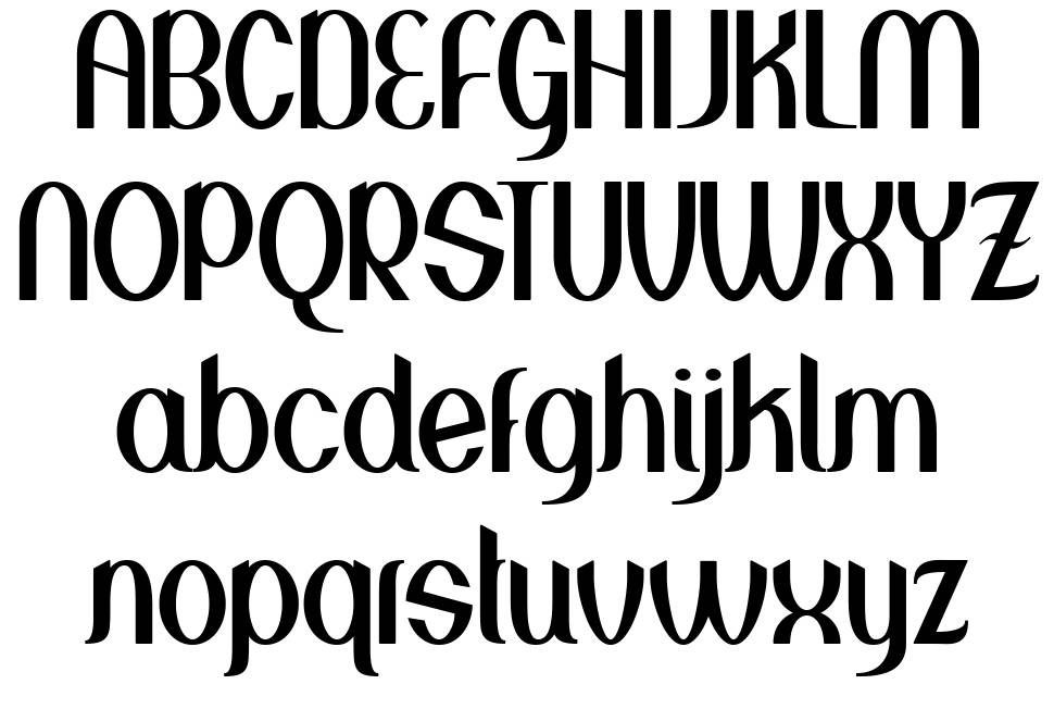Greenstone font Örnekler