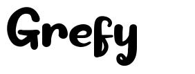 Grefy шрифт