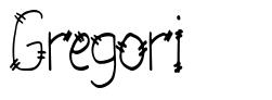 Gregori font