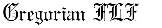 Gregorian FLF 字形