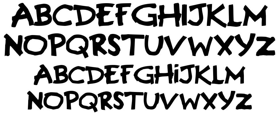 Gremlins 字形 标本
