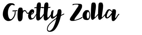 Gretty Zolla font