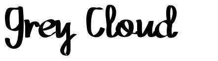 Grey Cloud písmo