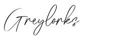 Greylorks font