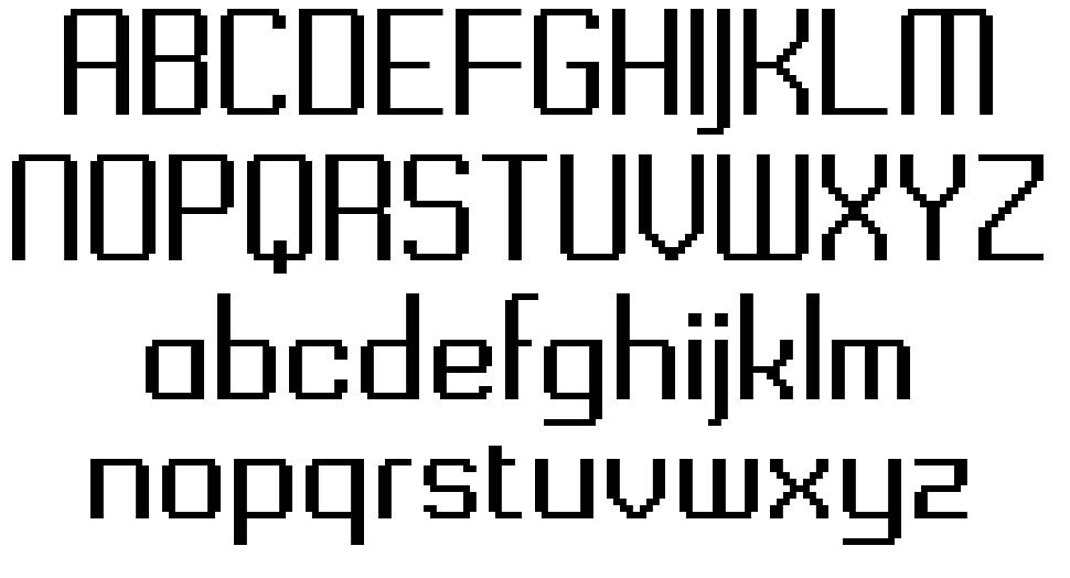 Gridking font specimens