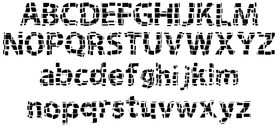 Gridshift フォント 標本