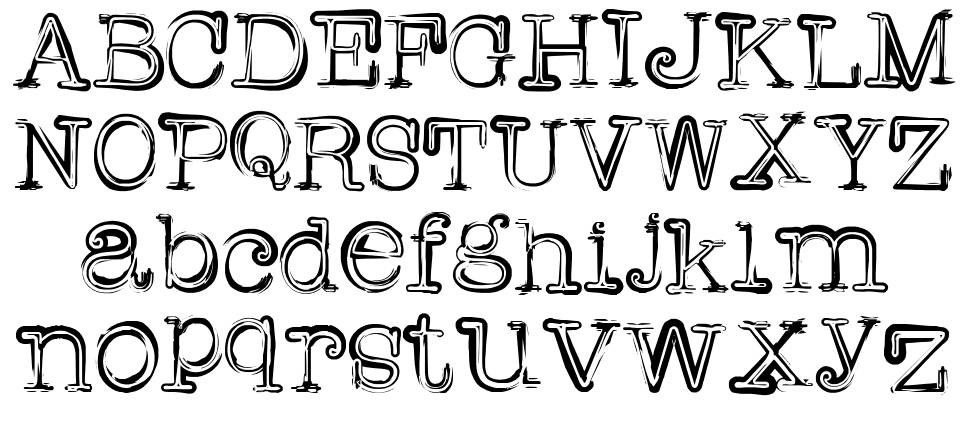 Griffin font specimens