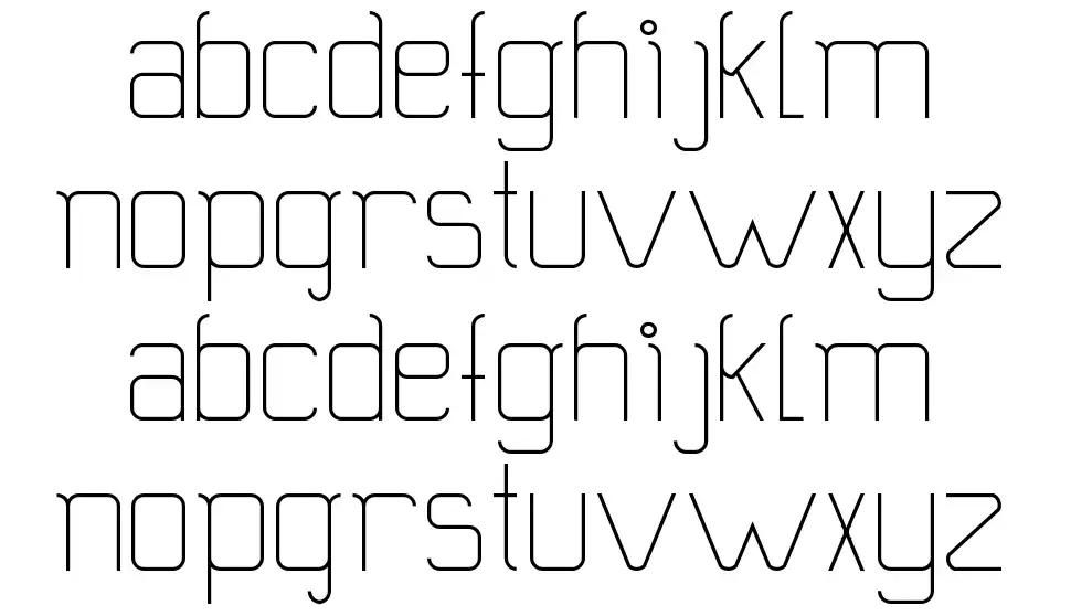 Grigo font specimens