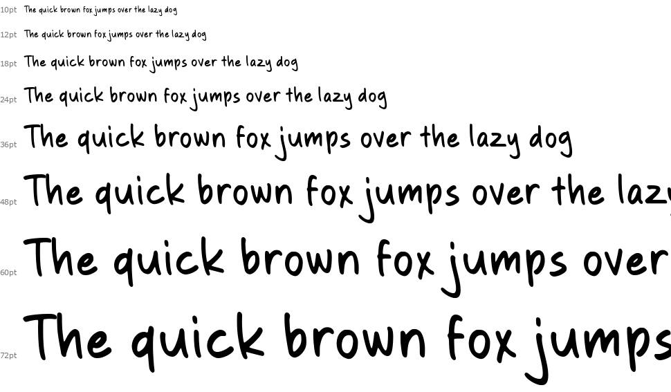 Grimnotes font Waterfall