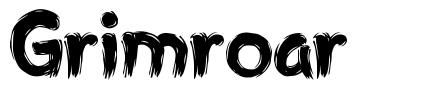 Grimroar フォント