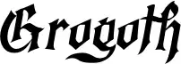 Grogoth font