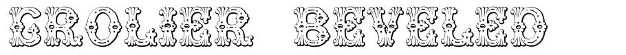 Grolier Beveled шрифт