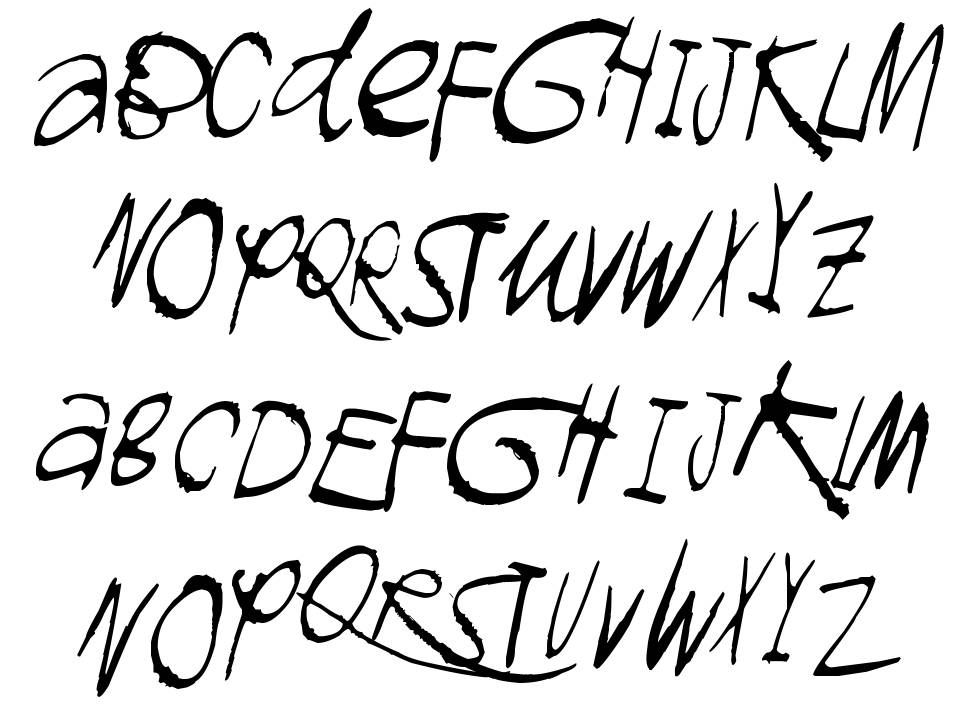 Gromagnon font Örnekler