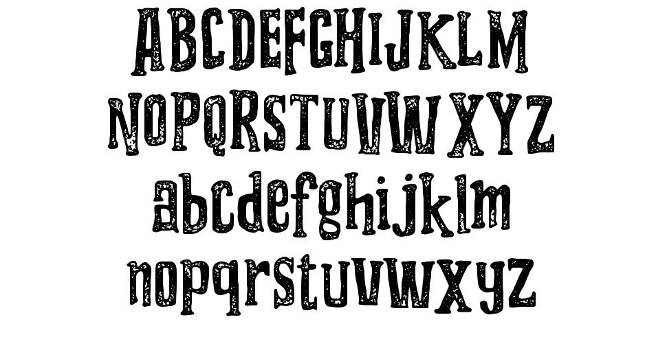 Grooving Textured font specimens