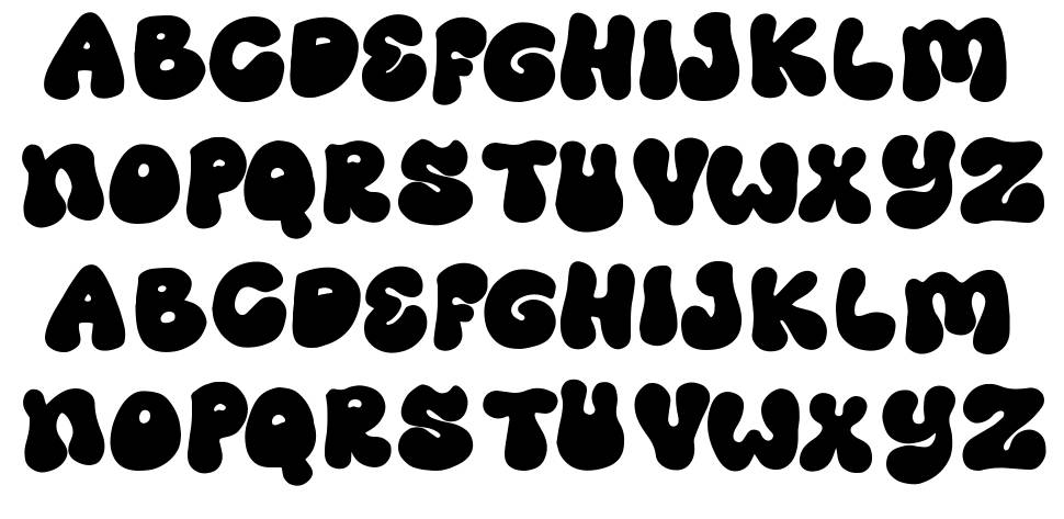 Groovy Day font specimens