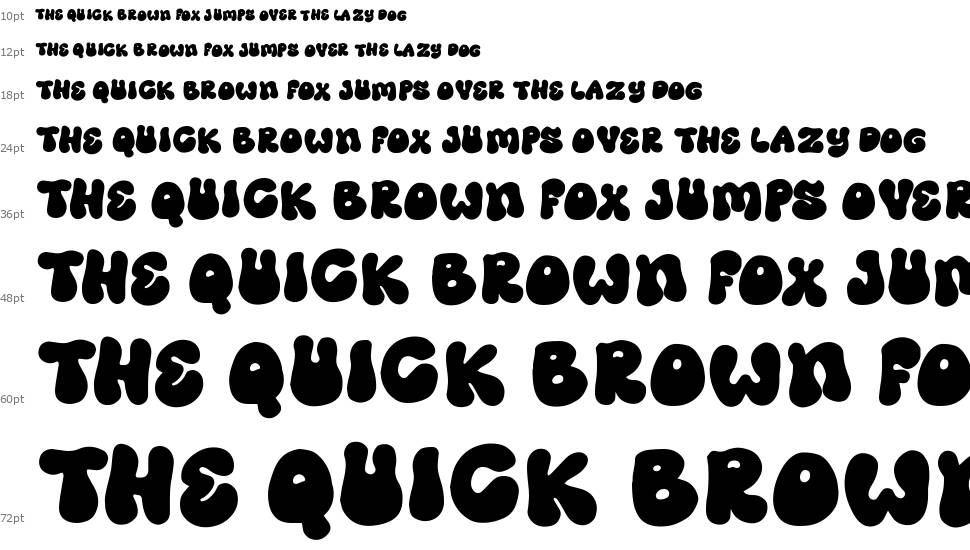 Groovy Day font Waterfall