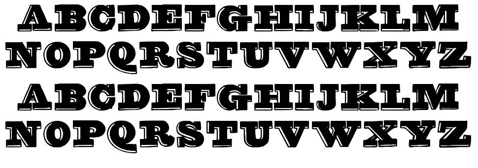 Groovy Font font Örnekler