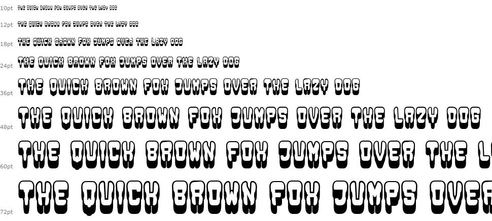 Groowing font Şelale