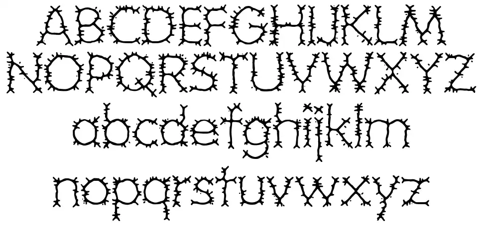 Grotesque BRK schriftart vorschau