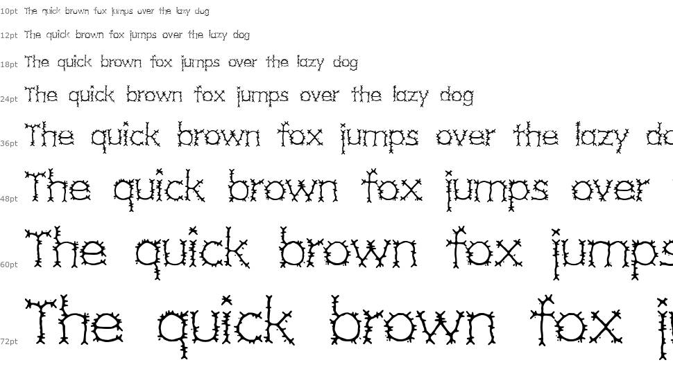 Grotesque BRK font Waterfall
