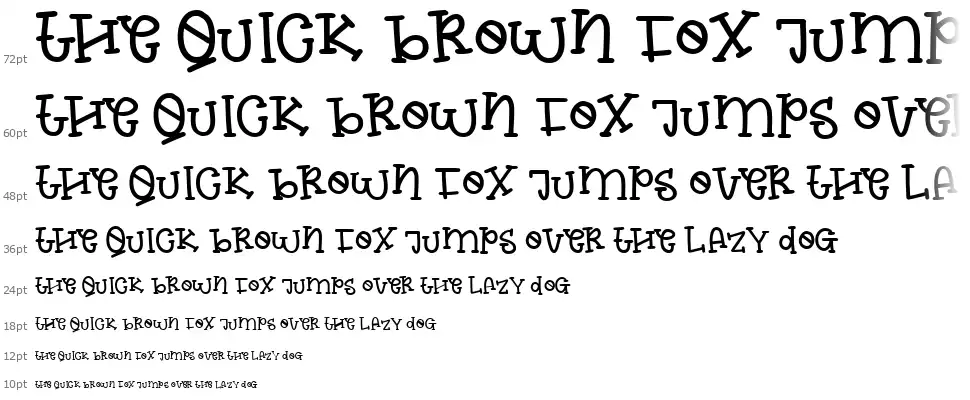 Grow Up font Waterfall