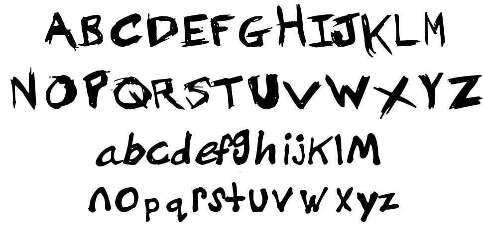 Grundy font specimens