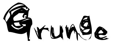 Grunge шрифт