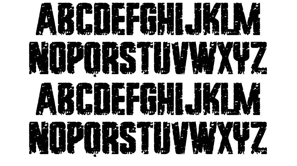 Grunge Manifesto font specimens