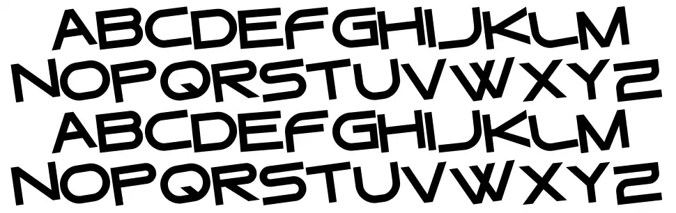 Gtek font specimens