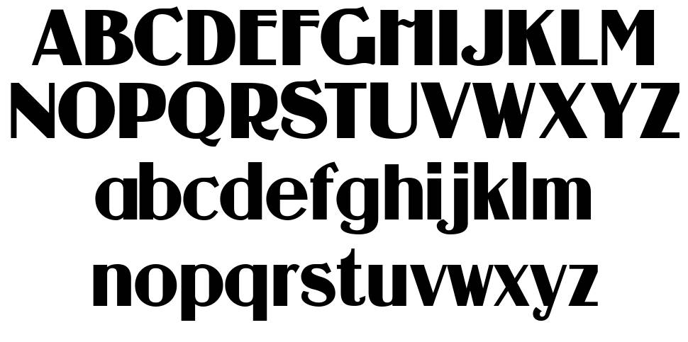 Guanine-Regular font specimens