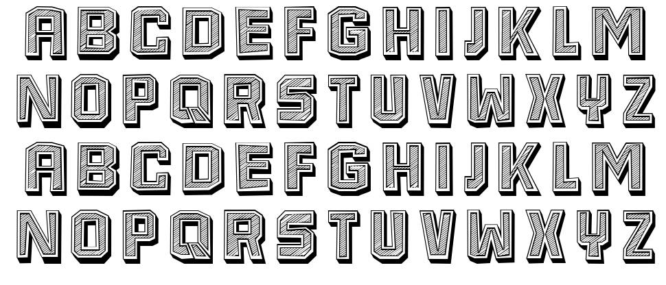 Guerrilla font Örnekler