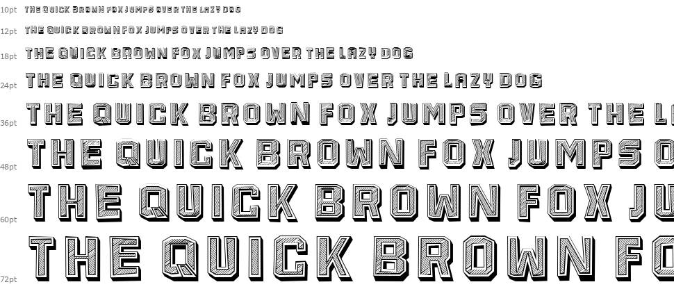 Guerrilla font Waterfall