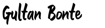 Gultan Bonte font