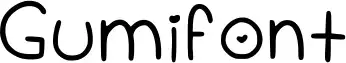 Gumifont