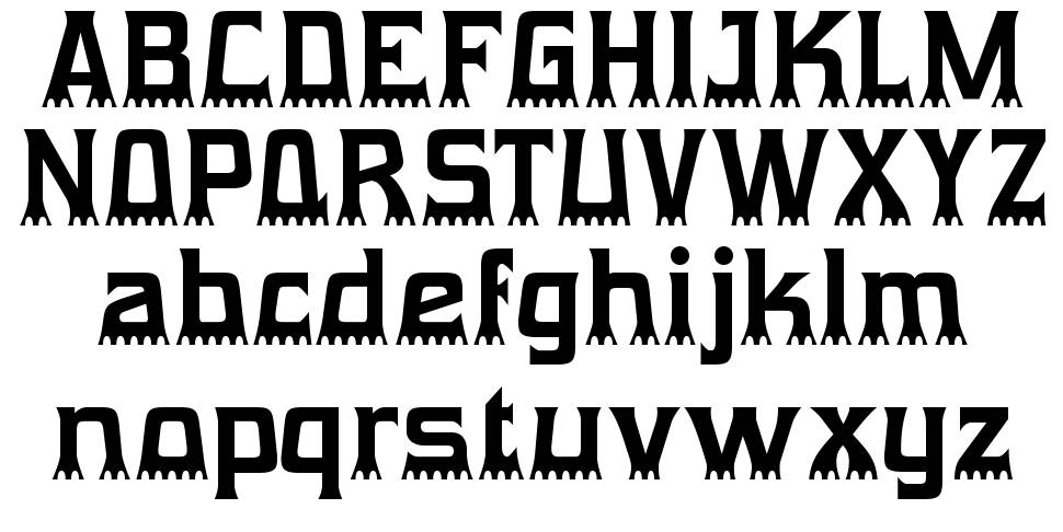 Gumtuckey-Regular font specimens