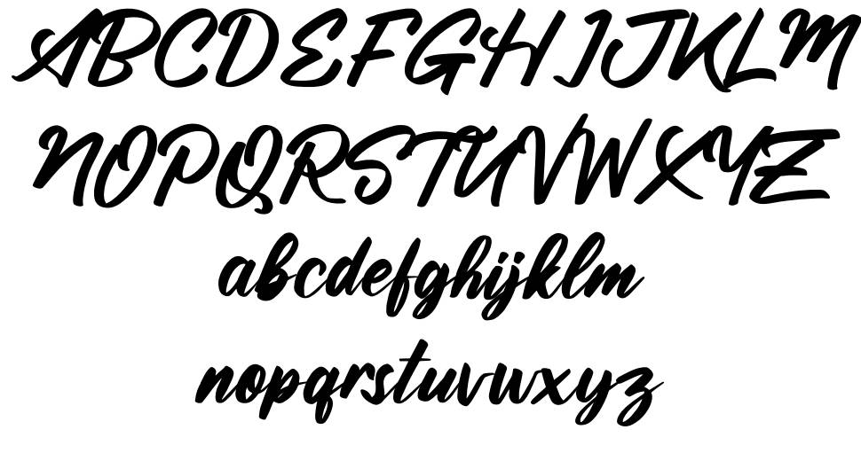 Gundaly font specimens