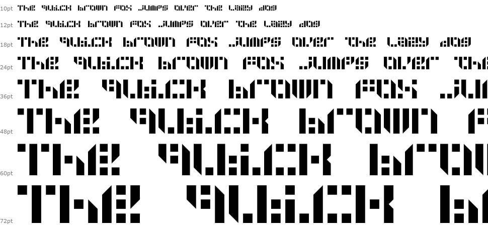 Gunju font Şelale