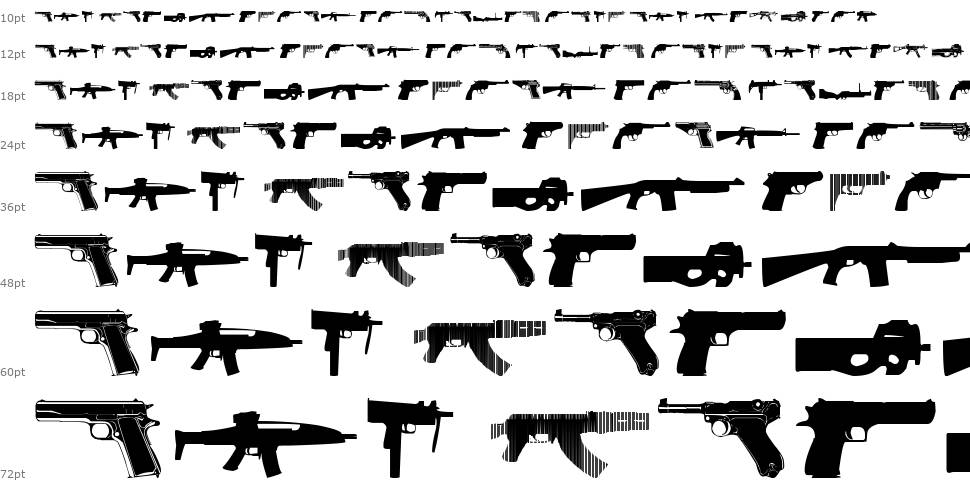 Guns 2 font Şelale
