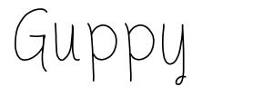 Guppy 字形