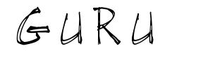 GuRu 字形