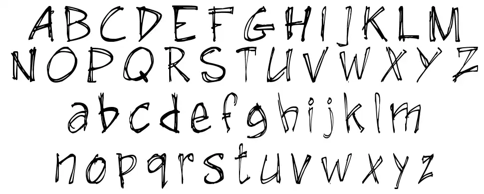 GuRu schriftart vorschau