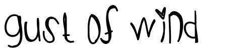 Gust Of Wind font