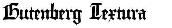 Gutenberg Textura 字形