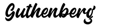 Guthenberg шрифт
