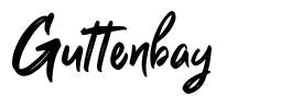 Guttenbay schriftart