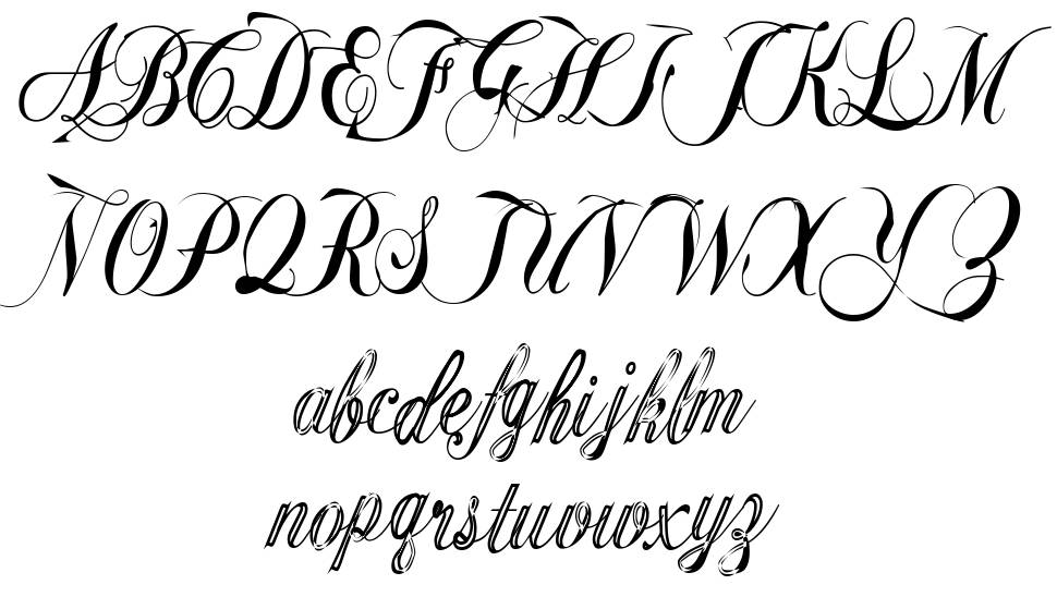 Gyiest Old font specimens