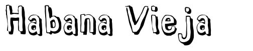 Habana Vieja 字形