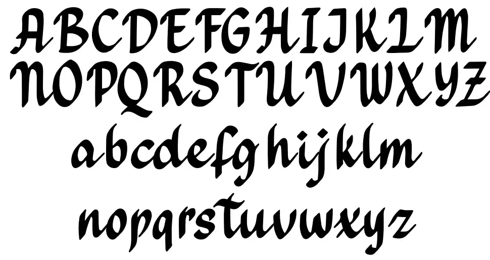 Hadeya font specimens