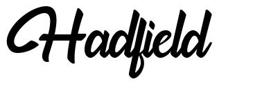 Hadfield font