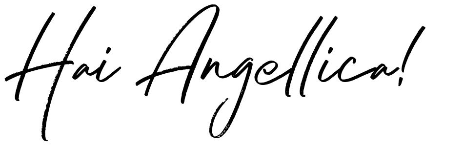Hai Angellica! шрифт